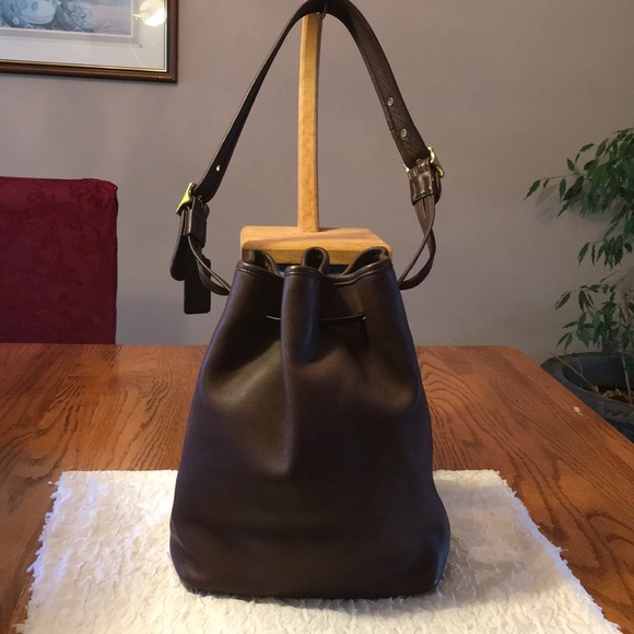 Coach Handbags - 🌹NWOT Coach Leather Draw String Bucket Purse